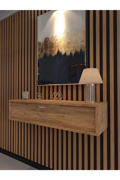 Myniture Home & Living Lüks Dresuar Çam - Silver Kulp - 2