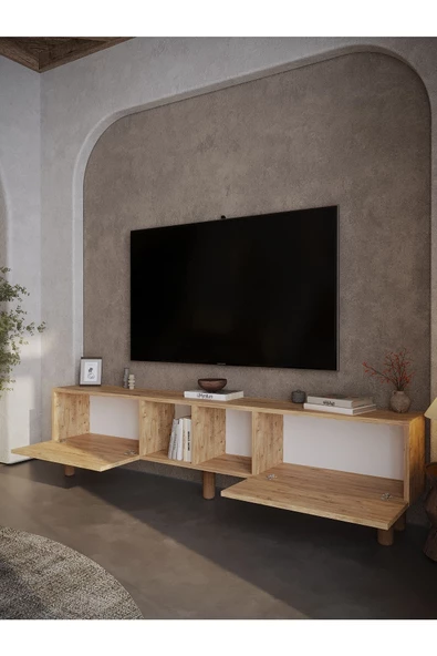 Myniture Home & Living Festival Tv Sehpası BH3032-6 Çam Bohem Tv Ünitesi - 4