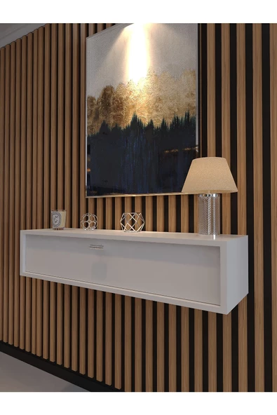 Myniture Home & Living Lüks Dresuar Beyaz - Silver Kulp - 2