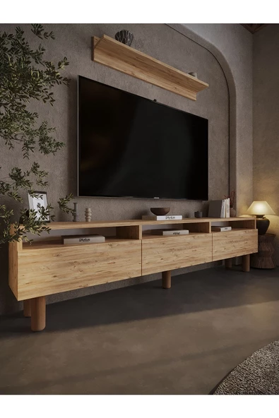 Myniture Home & Living Festival Tv Ünitesi BH3036-6 Çam Bohem Tv Sehpası ürün görseli 1