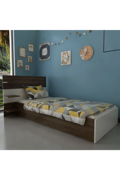 Myniture Home & Living Trend Karyola Q4022-5 Beyaz Ceviz