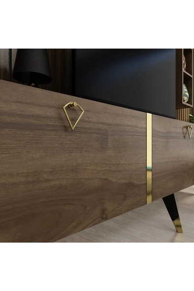 Myniture Home & Living Festival Tv Ünitesi G3003-2 Ceviz - Resim 3