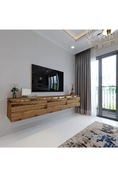 Myniture Home & Living Duvara Monte Gold Üçgen Kulp G6117-3 Çırağan 35 Cm Derinlik ürün görseli 1