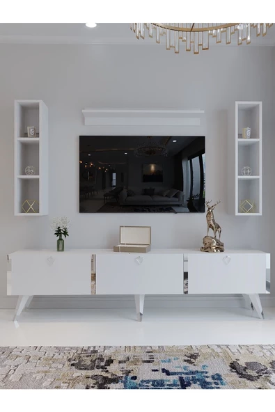 Myniture Home & Living Festival Tv Ünitesi S3008-1 Beyaz - 2