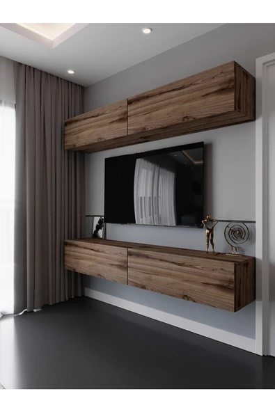 Myniture Home & Living Duvara Monte Tv Sehpası Çırağan S6112-3 ürün görseli 1
