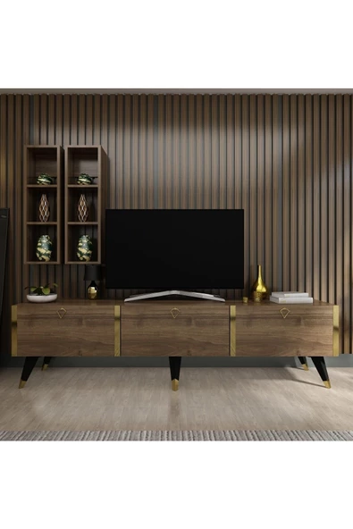 Myniture Home & Living Festival Tv Ünitesi G3003-2 Ceviz - Resim 2