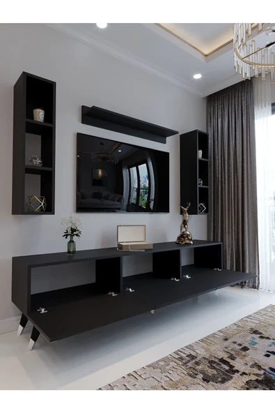 Myniture Home & Living Festival Tv Ünitesi S3008-4 Antrasit - 3