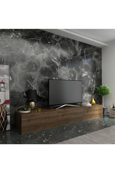 MobilyaFırsat Ideal Tv Ünitesi Q7814-2 Ceviz ürün görseli 1