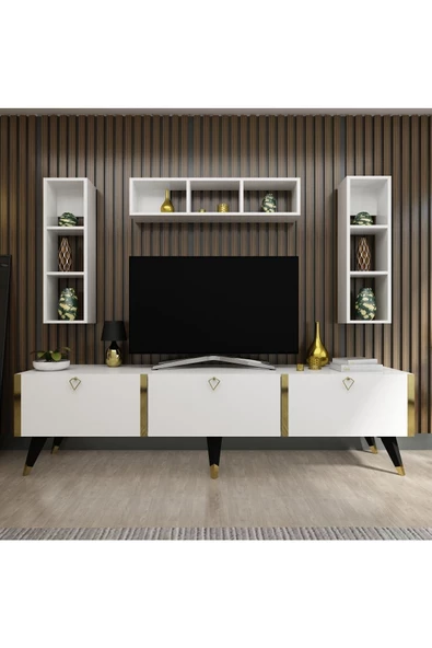 Myniture Home & Living Festival Tv Ünitesi G3007-1 Beyaz - 2