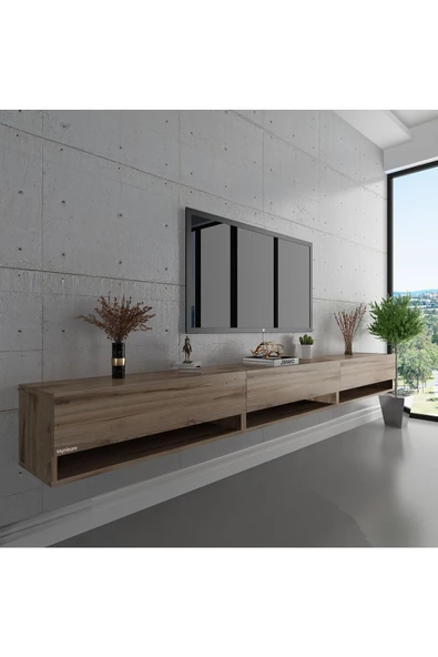 Myniture Home & Living Duvara Monte Tv Sehpası Çırağan S6103-3