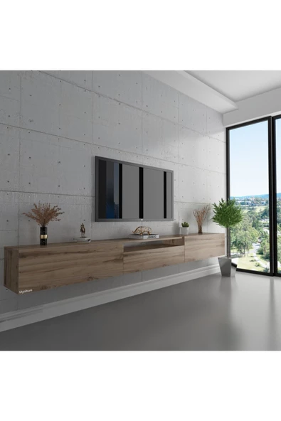 Myniture Home & Living Duvara Monte Tv Sehpası Çırağan S6109-3 ürün görseli 1