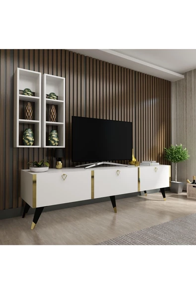 Myniture Home & Living Festival Tv Ünitesi G3003-1 Beyaz ürün görseli 1