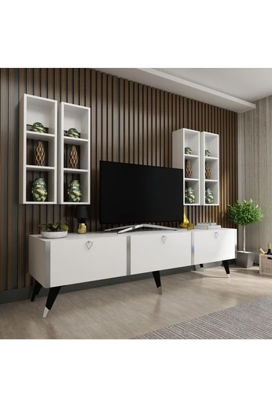Myniture Home & Living Festival Tv Ünitesi S3002-1 Beyaz