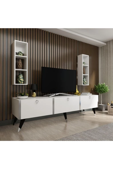 Myniture Home & Living Festival Tv Ünitesi S3004-1 Beyaz