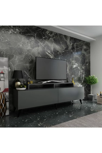 MobilyaFırsat Ideal Tv Ünitesi Q7010-4 Antrasit ürün görseli 1
