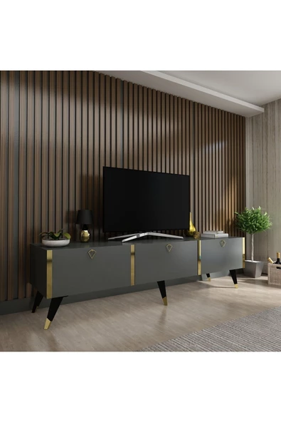 Myniture Home & Living Festival Tv Ünitesi G3017-4 Antrasit ürün görseli 1