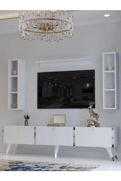 Myniture Home & Living Festival Tv Ünitesi S3008-1 Beyaz - 3