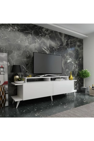 MobilyaFırsat İdeal Tv Ünitesi Q7012-1 Beyaz