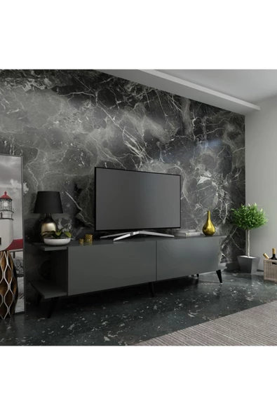 MobilyaFırsat Ideal Tv Ünitesi Q7013-4 Antrasit - 1