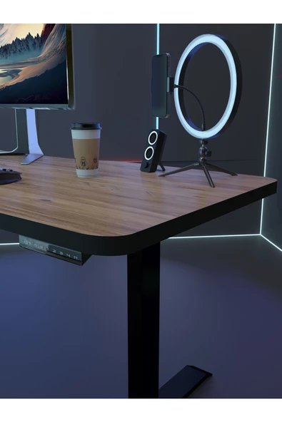 Myniture Home & Living Çift Motor Elektrikli Yükseklik Ayarlı Oyuncu Masa 36 mm Kalınlık - 180X90 cm DA50002-6-4-180 - 2