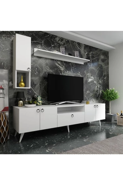 Myniture Home & Living Festival Tv Ünitesi Q3026-1 Beyaz