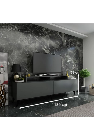 Myniture Home & Living Festival Tv Ünitesi Q3810-4 Antrasit - 2