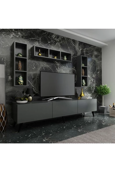 Myniture Home & Living Festival Tv Ünitesi Q3807-4 Antrasit