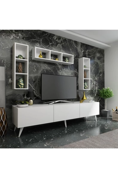 Myniture Home & Living Festival Tv Ünitesi Q3007-1 Beyaz