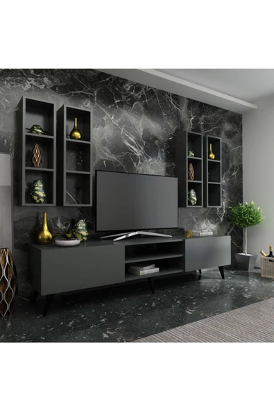 Myniture Home & Living Festival Tv Ünitesi Q3001-4 Antrasit
