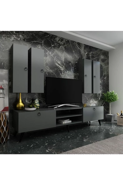 Myniture Home & Living Festival Tv Ünitesi Q3021-4 Antrasit