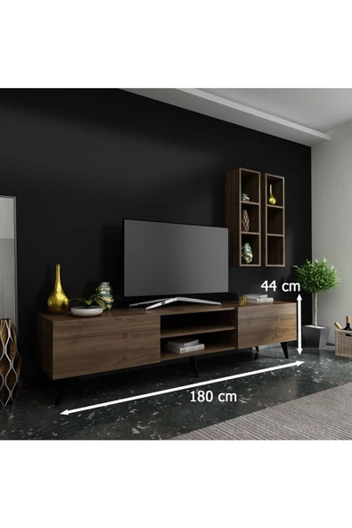 Myniture Home & Living Festival Tv Ünitesi Q3000-2 Ceviz - Resim 2