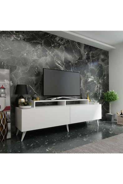 MobilyaFırsat Ideal Tv Ünitesi Q7810-1 Beyaz