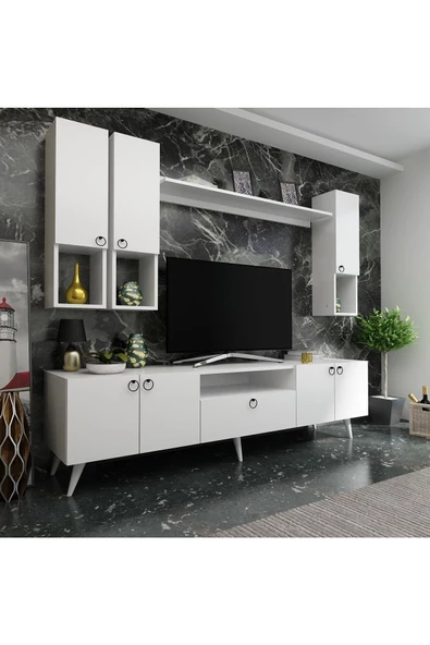 Myniture Home & Living Festival Tv Ünitesi Q3024-1 Beyaz