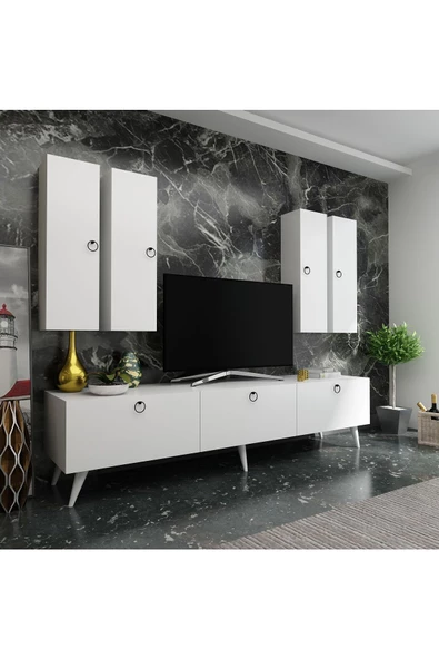 Myniture Home & Living Festival Tv Ünitesi Q3020-1 Beyaz - 1