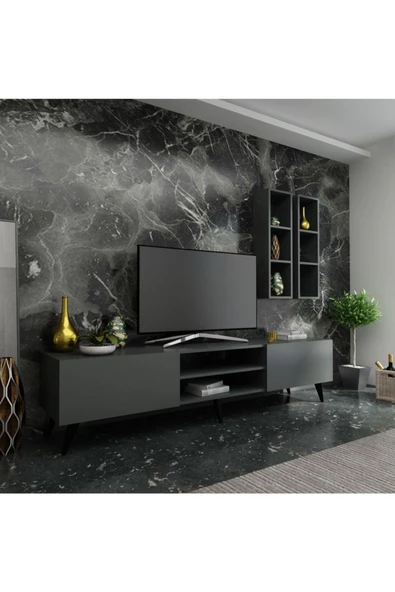 Myniture Home & Living Festival Tv Ünitesi Q3800-4 Antrasit