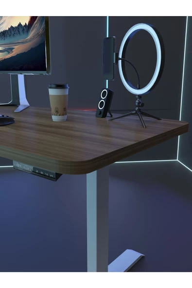 Myniture Home & Living Çift Motor Elektrikli Yükseklik Ayarlı Oyuncu Masa 36 mm Kalınlık - 160X90 cm DA50001-2-160 - 2