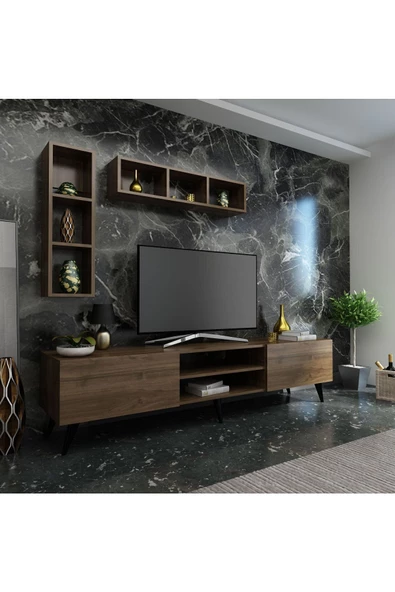 Myniture Home & Living Festival Tv Ünitesi Q3005-2 Ceviz