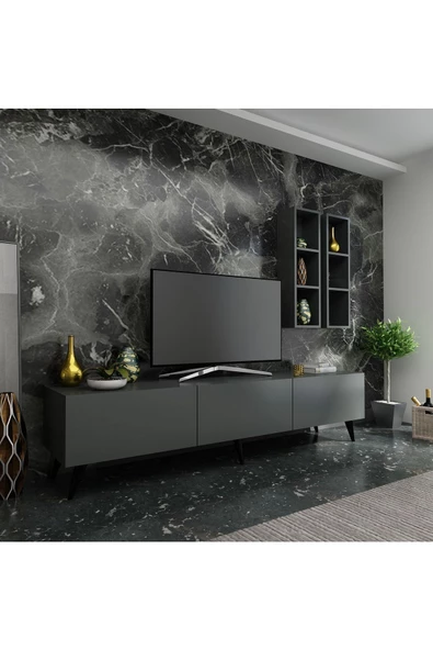 Myniture Home & Living Festival Tv Ünitesi Q3003-4 Antrasit