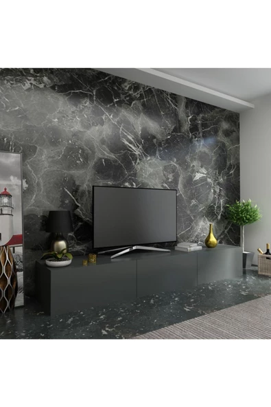 MobilyaFırsat Ideal Tv Ünitesi Q7014-4 Antrasit ürün görseli 1