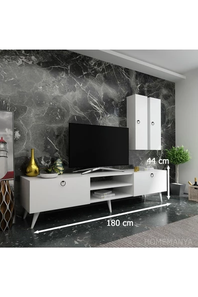 Myniture Home & Living Festival Tv Ünitesi Q3018-1 Beyaz - 2