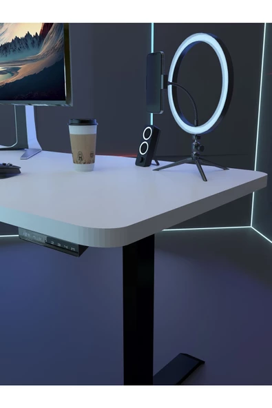 Myniture Home & Living Çift Motor Elektrikli Yükseklik Ayarlı Oyuncu Masa 36 mm Kalınlık - 180X90 cm DA50002-1-180 - 2