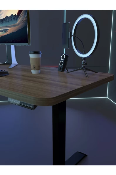 Myniture Home & Living Çift Motor Elektrikli Yükseklik Ayarlı Oyuncu Masa 36 mm Kalınlık - 160X90 cm DA50002-2-160 - 2