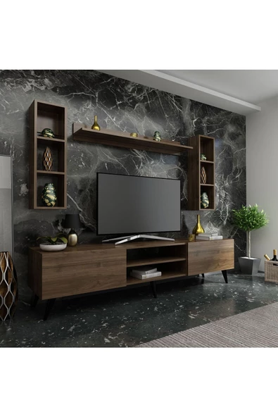 Myniture Home & Living Festival Tv Ünitesi Q3809-2 Ceviz ürün görseli 1