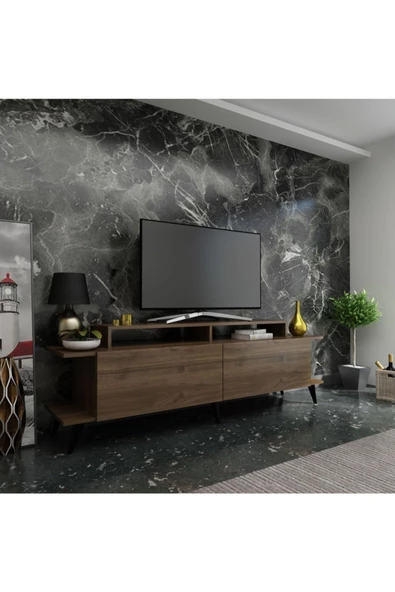MobilyaFırsat Ideal Tv Ünitesi Q7812-2 Ceviz