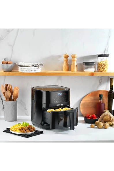 SCHAFER Thermochef Xl Look Dijital Airfryer/Sıcak Hava Fritözü - 3