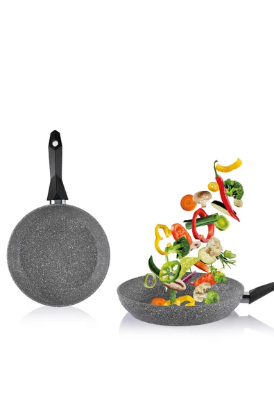 SCHAFER Cory Yanmaz Yapışmaz Tava 24Cm-Gri - 2