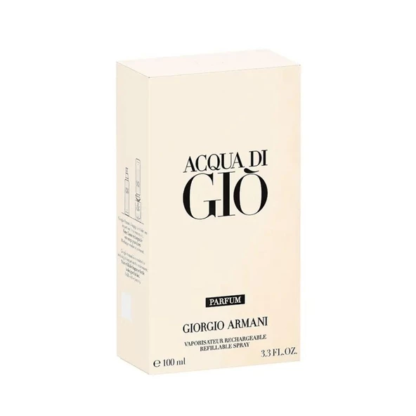 Giorgio Armani Acqua Di Gio Parfum 100 ml Refillable Erkek Parfümü - 3
