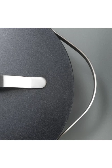 SCHAFER Moonlight 7 Parça Seramik Tencere Seti-Siyah - 5