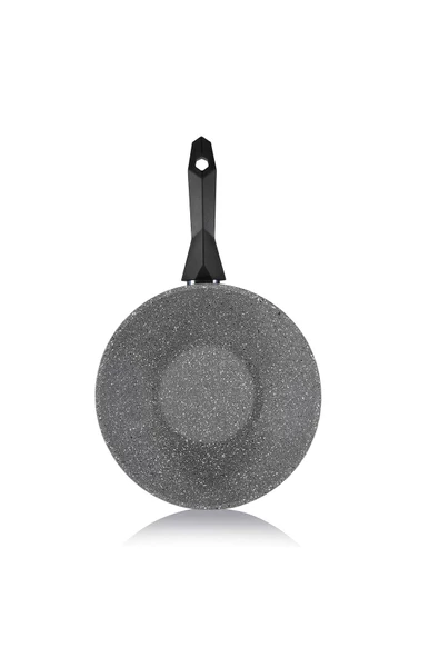 SCHAFER Cory Yanmaz Yapışmaz Wok Tava 28 Cm-Gri - 4