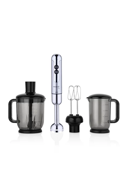 KORKMAZ Mia Mega Blender Set Inox/Krom